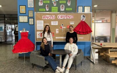 Ekonomska škola “Braća Radić” obilježila Dan crvenih haljina – dan prevencijemoždanog udara kod žena